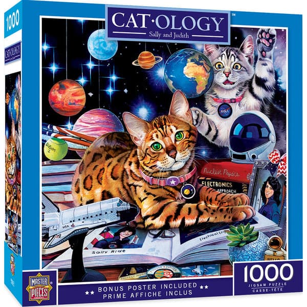 MasterPieces-Catology - Sally and Judith - 1000 Piece Puzzle-72172-Legacy Toys