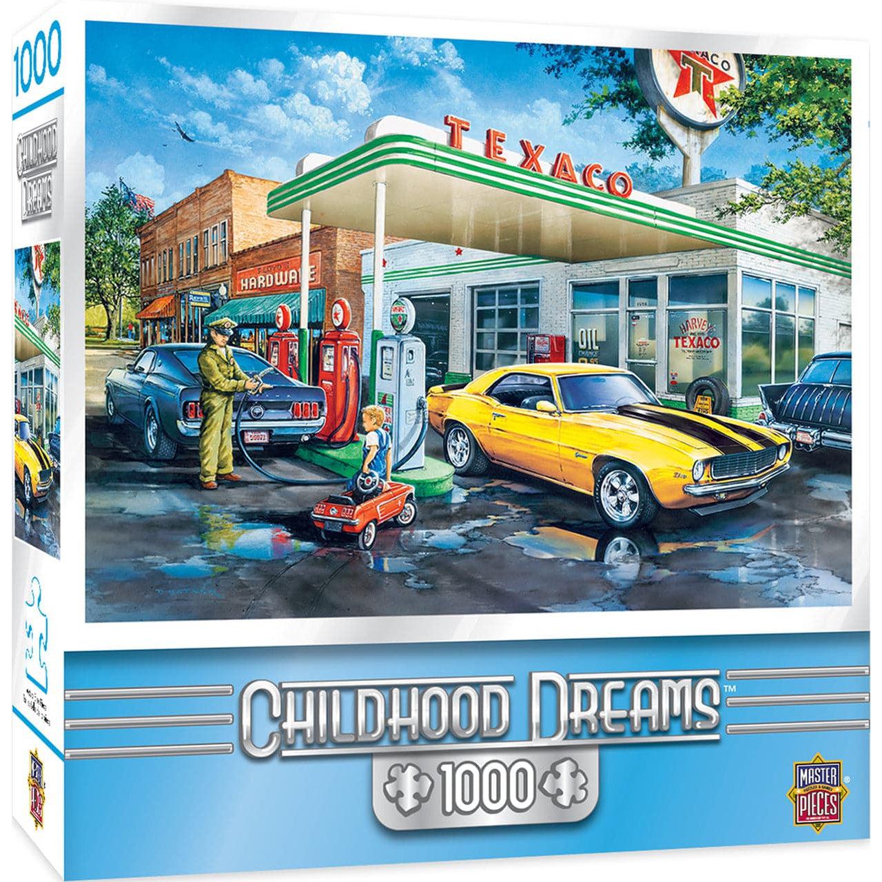 MasterPieces-Childhood Dreams - Pop's Quick Stop - 1000 Piece Puzzle-71646-Legacy Toys