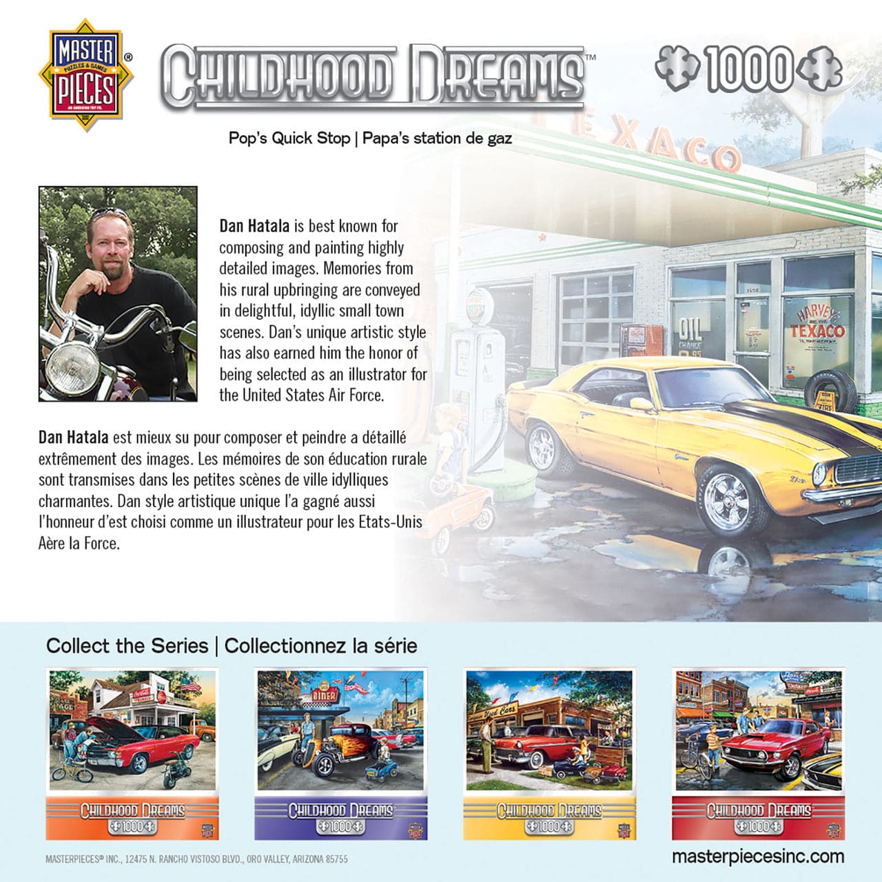 MasterPieces-Childhood Dreams - Pop's Quick Stop - 1000 Piece Puzzle-71646-Legacy Toys