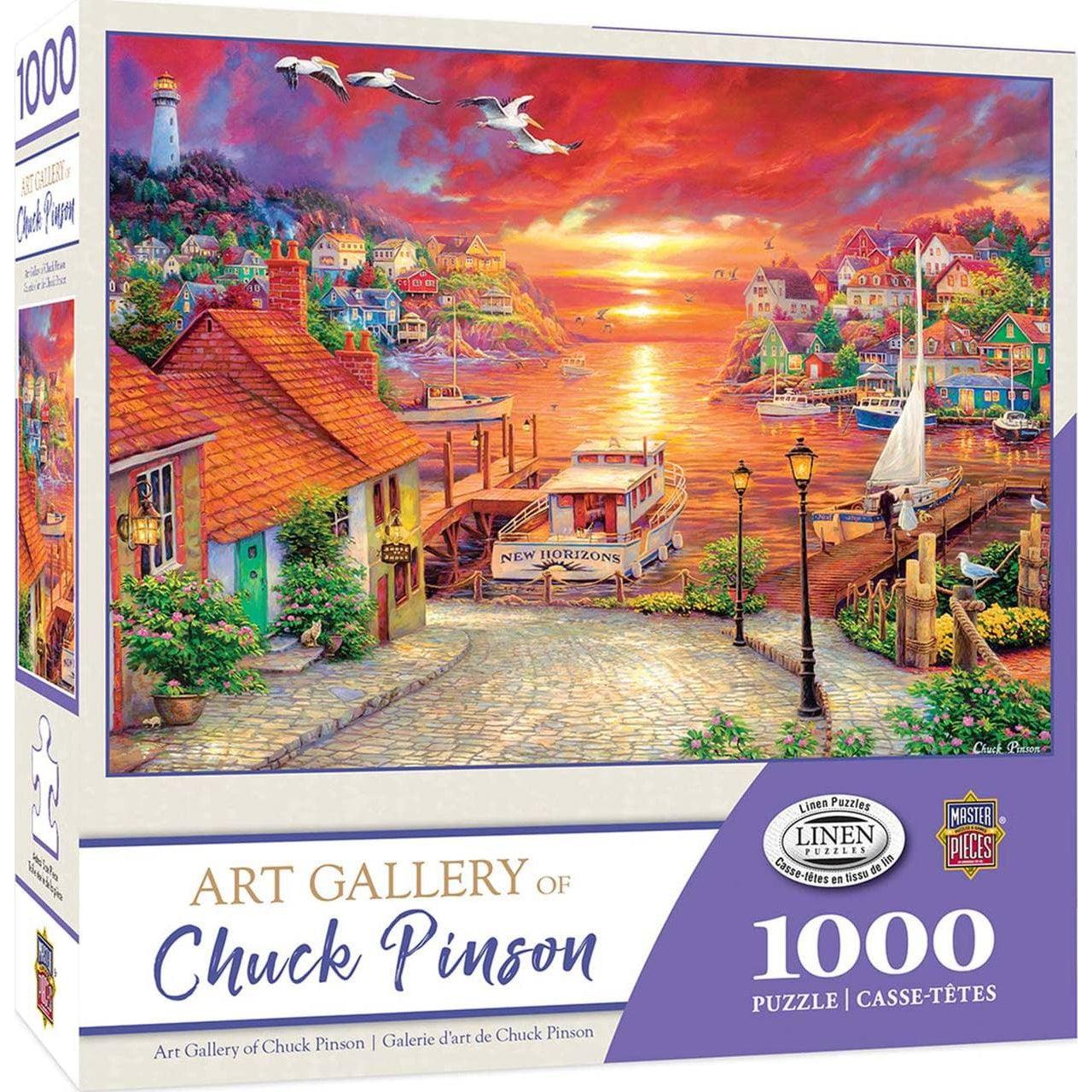 MasterPieces-Chuck Pinson Art Gallery - New Horizons - 1000 Piece Puzzle-71903-Legacy Toys