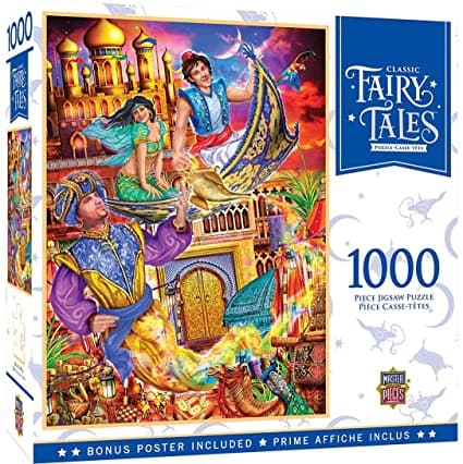 MasterPieces-Classic Fairy Tales - Aladdin - 1000 Piece Puzzle-72019-Legacy Toys