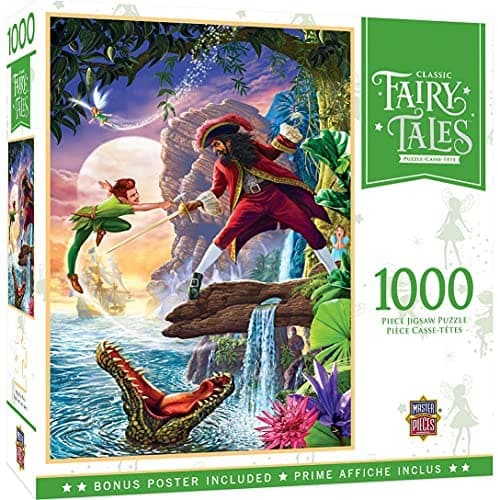 MasterPieces-Classic Fairy Tales - Peter Pan - 1000 Piece Puzzle-72018-Legacy Toys