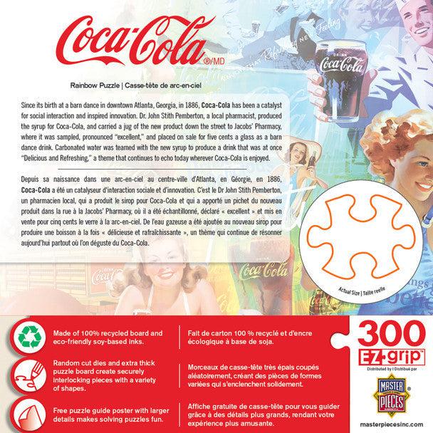 MasterPieces-Coca-Cola - Bottles - 300 Piece EzGrip Puzzle-32179-Legacy Toys