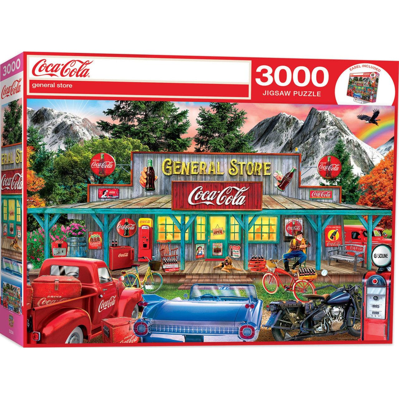 MasterPieces-Coca-Cola - General Store - 3000 Piece Puzzle-72290-Legacy Toys