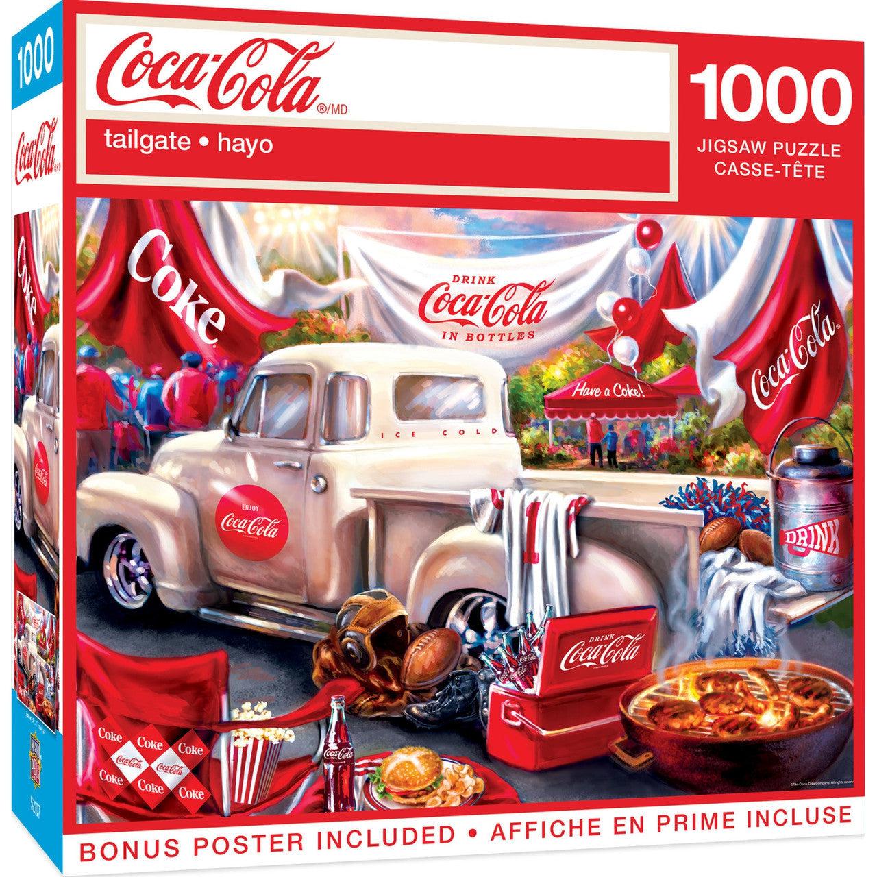 MasterPieces-Coca-Cola - Tailgate - 1000 Piece Puzzle-82118-Legacy Toys