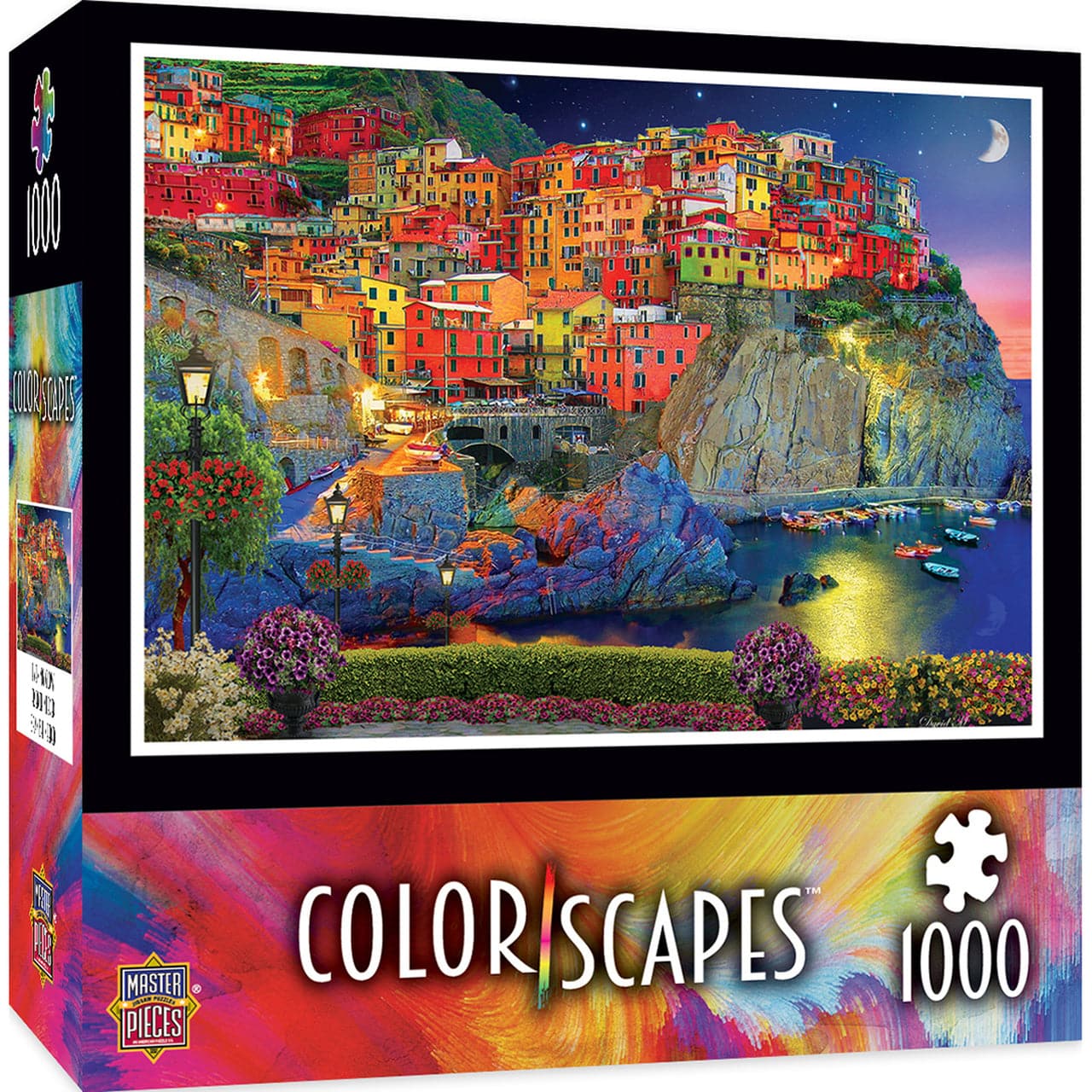 MasterPieces-Colorscapes - Evening Glow - 1000 Piece Puzzle-71803-Legacy Toys