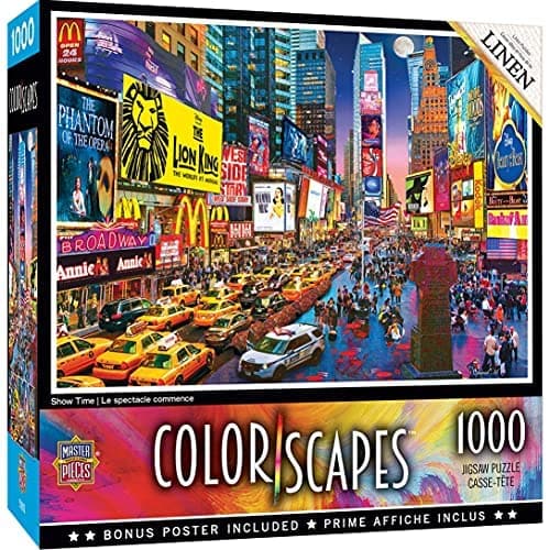 MasterPieces-Colorscapes - Show Time - 1000 Piece Puzzle-71801-Legacy Toys