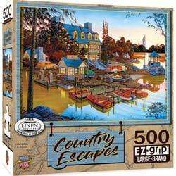 MasterPieces-Country Escapes - Peaceful Easy Evening - 550 Piece Puzzle-31934-Legacy Toys