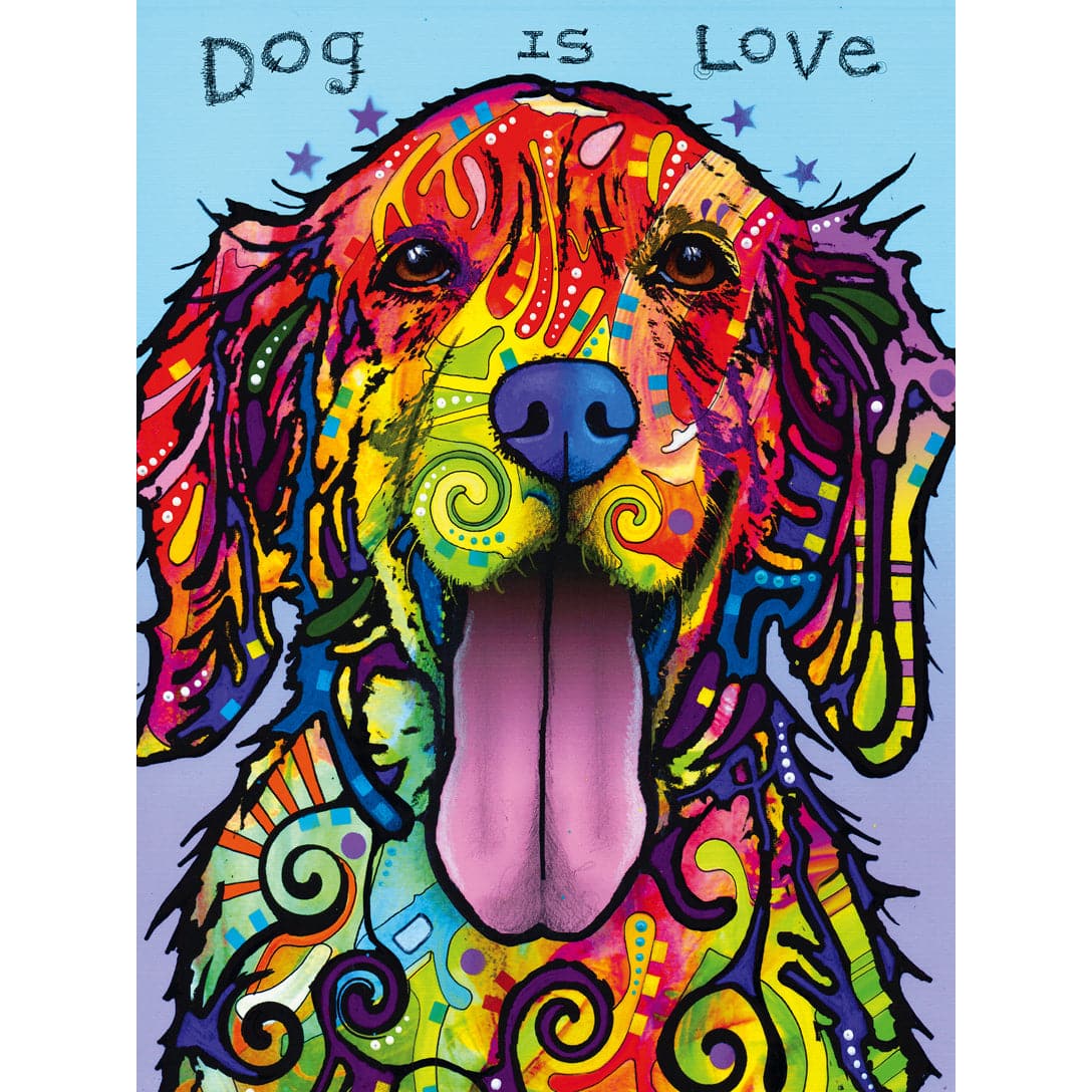 MasterPieces-Dean Russo - Dog is Love - 300 Piece EZGrip Puzzle-31821-Legacy Toys