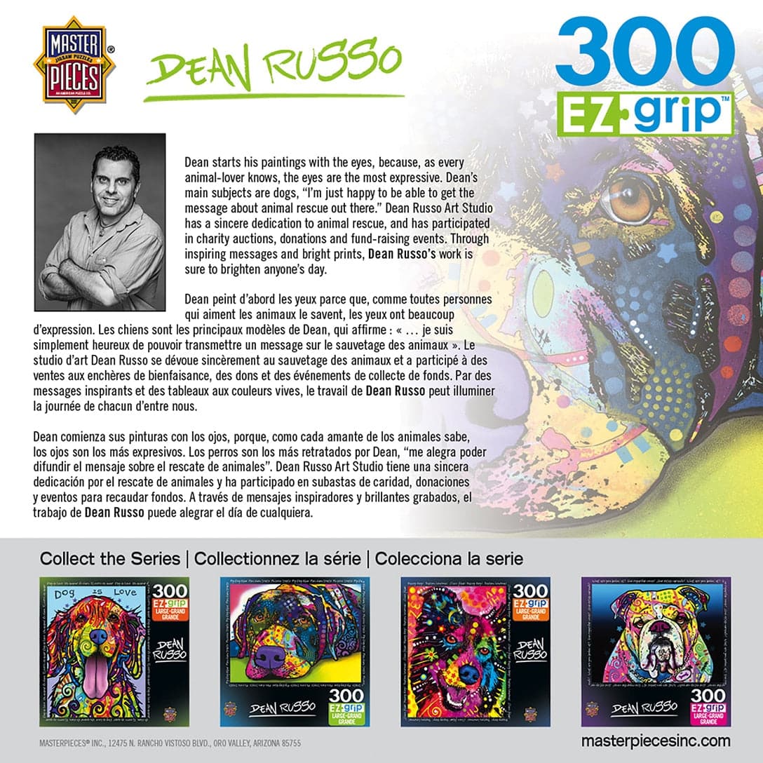 MasterPieces-Dean Russo - My Dog Blue - 300 Piece EZGrip Puzzle-31823-Legacy Toys