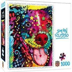 MasterPieces-Dean Russo - Who's a Good Boy? - 1000 Piece Puzzle-71818-Legacy Toys