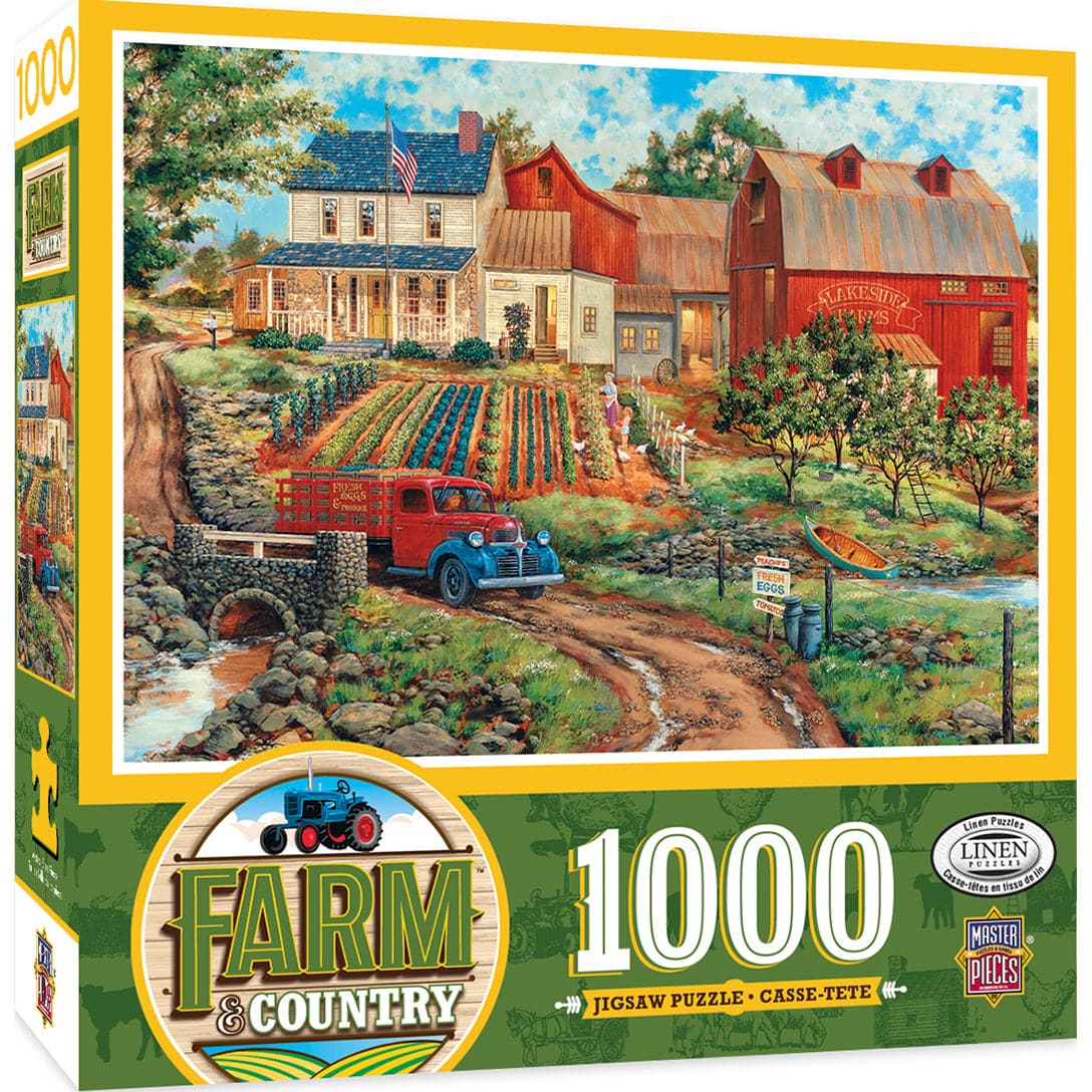 MasterPieces-Farm & Country - Grandma's Garden - 1000 Piece Puzzle-71921-Legacy Toys