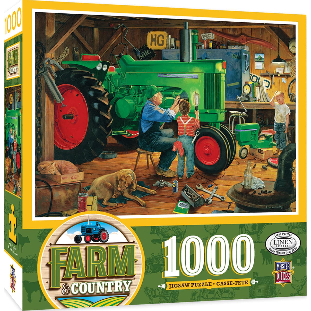 MasterPieces-Farm & Country - The Restoration - 1000 Piece Puzzle-71919-Legacy Toys