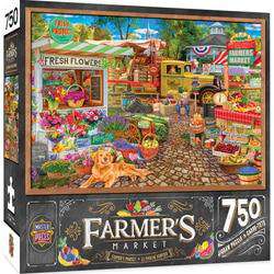 MasterPieces-Farmer's Market - Sale on the Square - 750 Piece Puzzle-31996-Legacy Toys