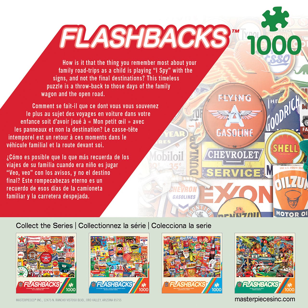 MasterPieces-Flashbacks - Hit the Road Jack - 1000 Piece Puzzle-71834-Legacy Toys