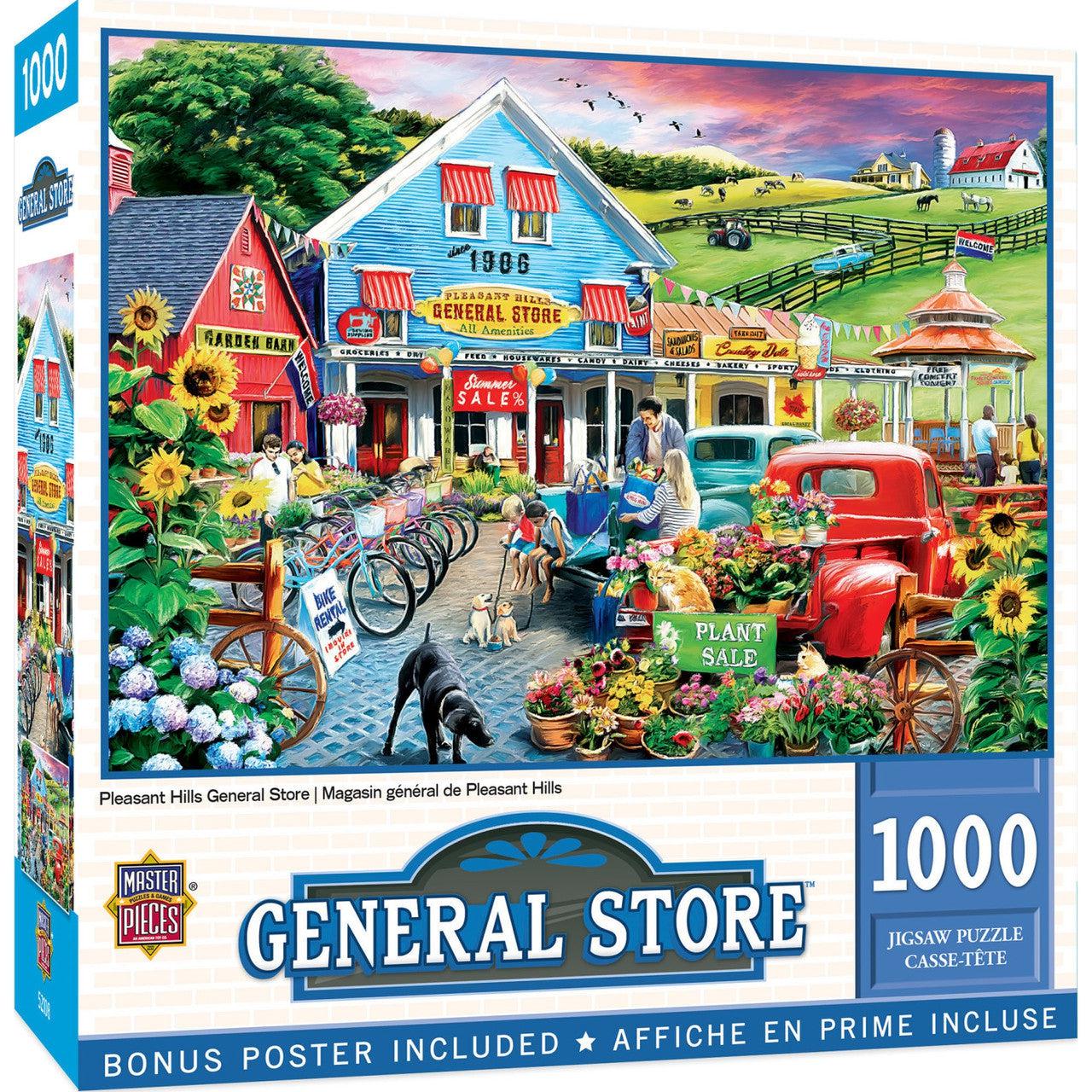 MasterPieces-General Store - Pleasant Hills General Store - 1000 Piece Puzzle-72267-Legacy Toys