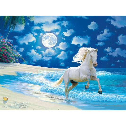 MasterPieces-Glow in the Dark - Moonlit Dance - 300 Piece Puzzle-31923-Legacy Toys
