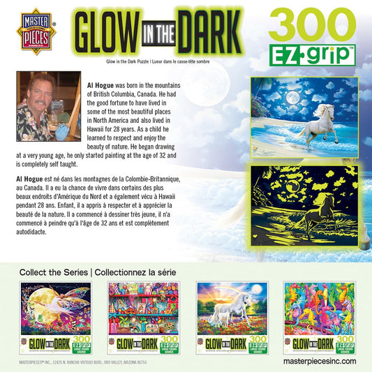 MasterPieces-Glow in the Dark - Moonlit Dance - 300 Piece Puzzle-31923-Legacy Toys