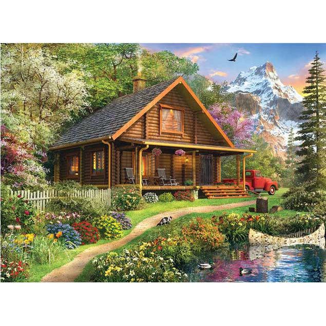 MasterPieces-Great Outdoors - Assortment - 500 Piece Puzzle-31966-Mountain Retreat-Legacy Toys