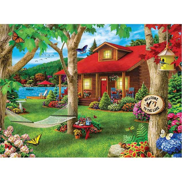 MasterPieces-Great Outdoors - Assortment - 500 Piece Puzzle-31972-Welcome to the Lake-Legacy Toys