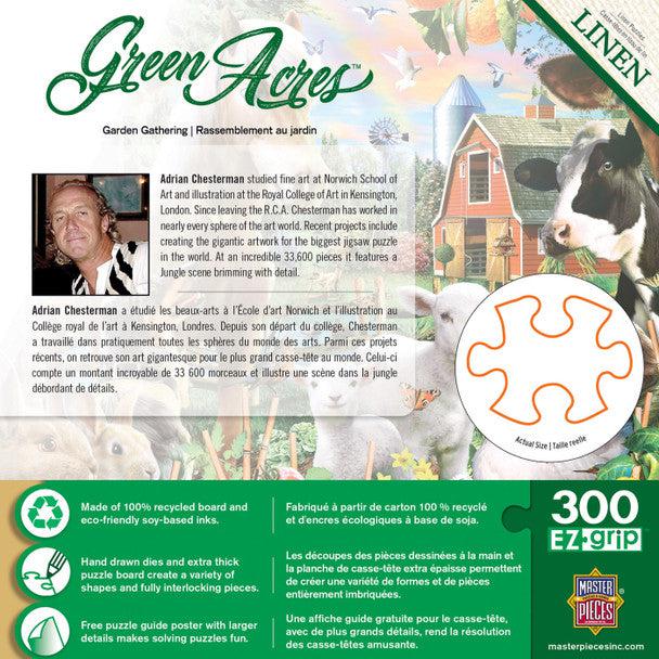 MasterPieces-Green Acres - Garden Gathering - 300 Piece EzGrip Puzzle-32285-Legacy Toys