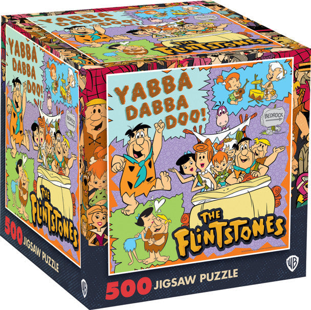 MasterPieces-Hanna-Barbera - Flintstones - 500 Piece Cube Puzzle-32368-Legacy Toys