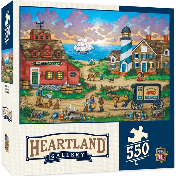 MasterPieces-Heartland Collection - The Days End - 550 Piece Puzzle-31838-Legacy Toys