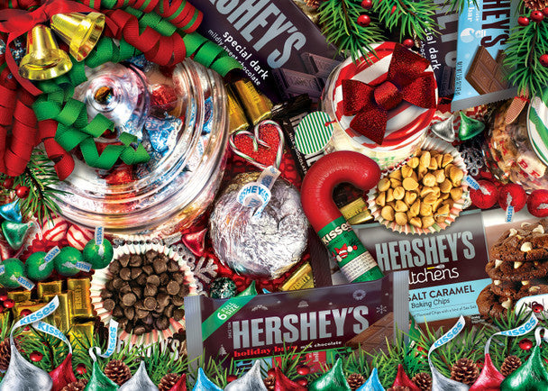 MasterPieces-Hershey Holiday - 500 Piece Puzzle-32364-Legacy Toys