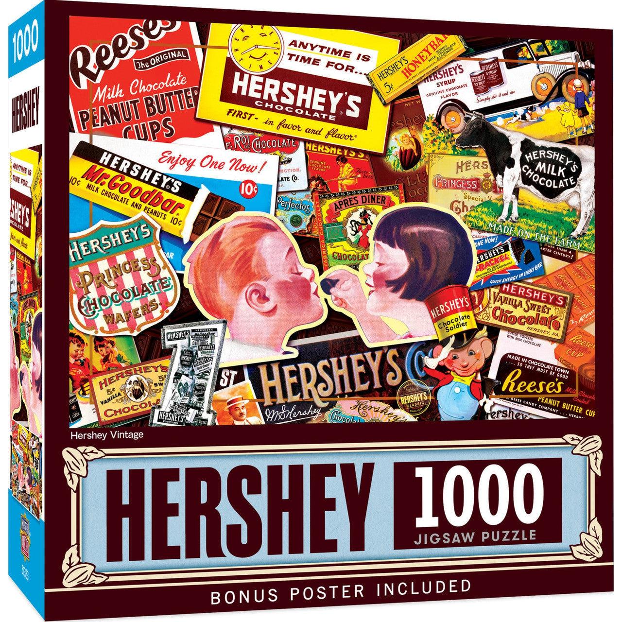 MasterPieces-Hershey - Vintage - 1000 Piece Puzzle-72269-Legacy Toys