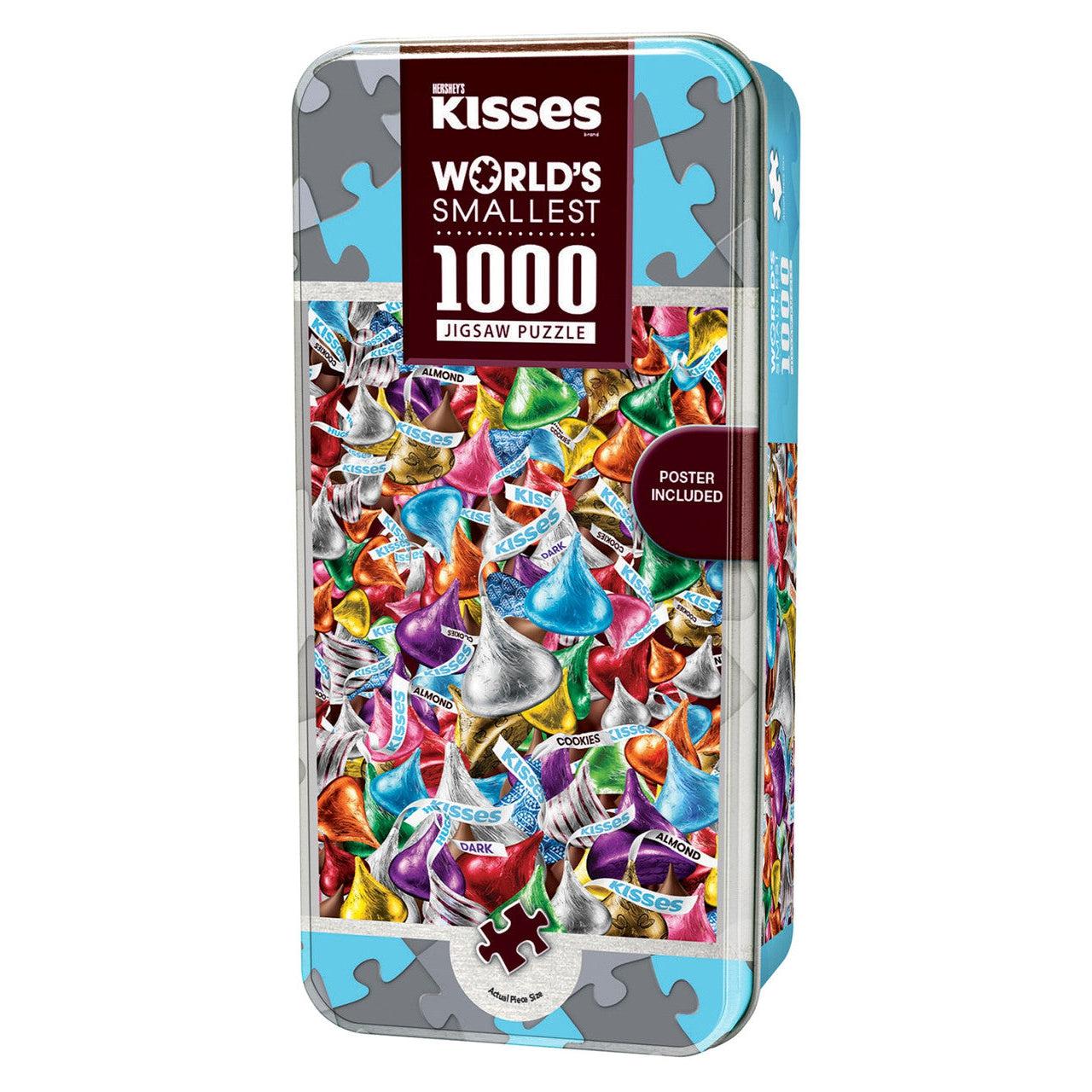 MasterPieces-Hersheys - World‘s Smallest - Hershey Kisses - 1000 Piece Puzzle in a Tin-32326-Legacy Toys