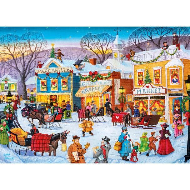 MasterPieces-Holiday - Christmas Shopping - 1000 Piece Puzzle-72314-Legacy Toys