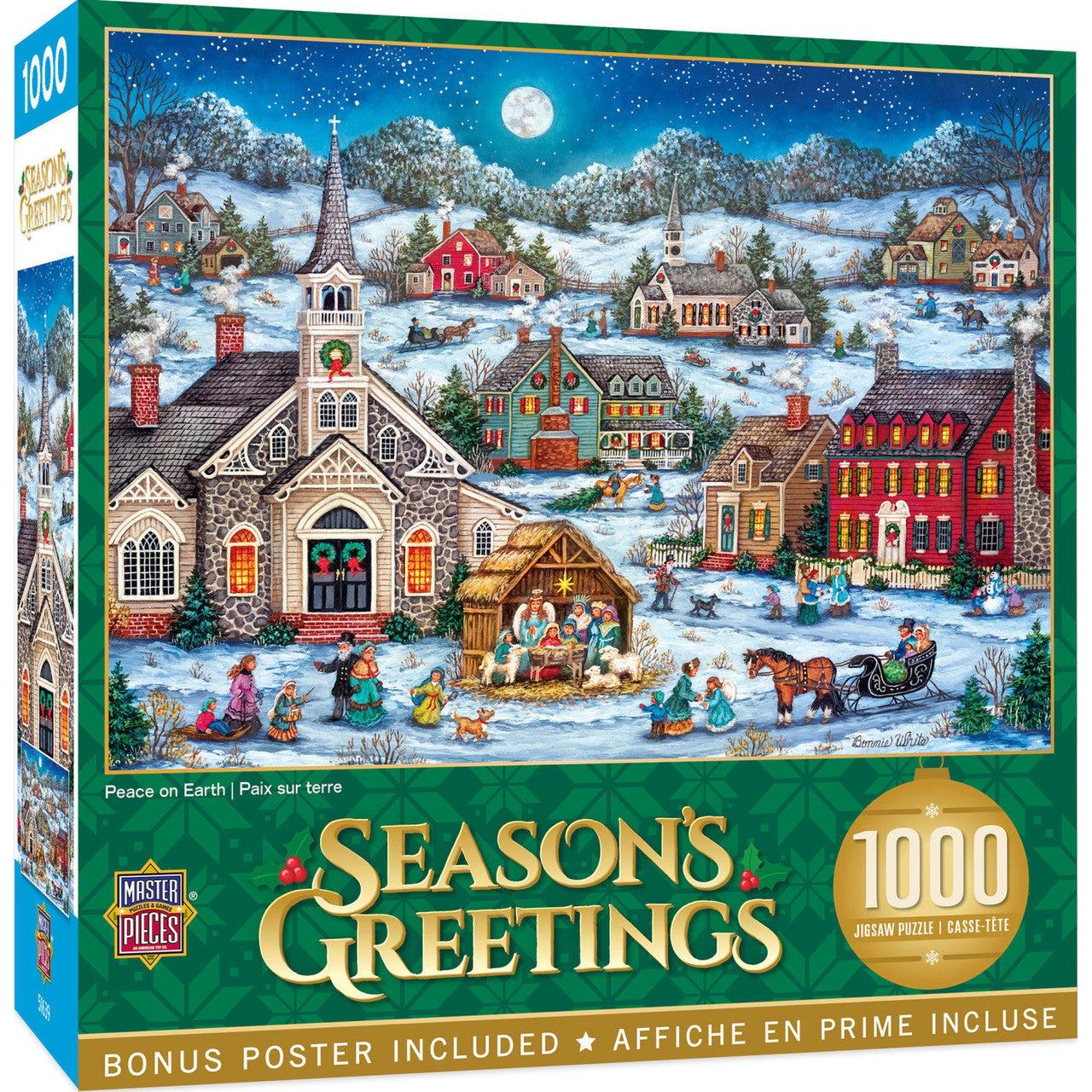 MasterPieces-Holiday - Peace on Earth - 1000 Piece Puzzle-72242-Legacy Toys