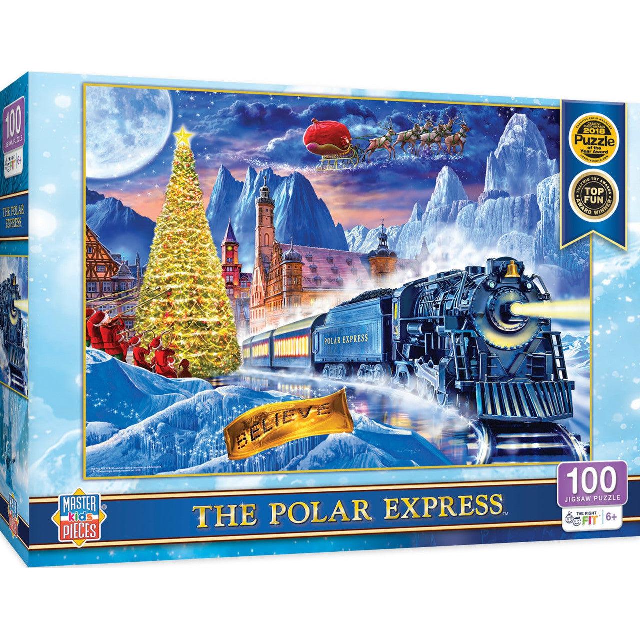 MasterPieces-Holiday - The Polar Express - 100 Piece Puzzle-11935-Legacy Toys