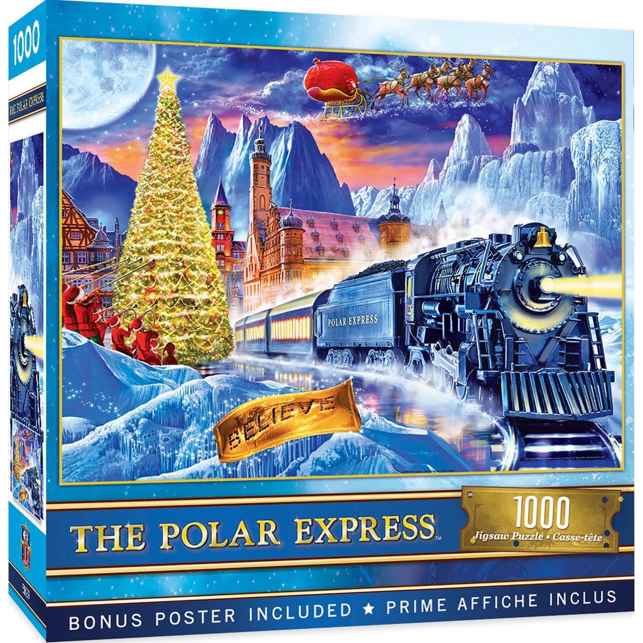 MasterPieces-Holiday - The Polar Express - 1000 Piece Puzzle-71917-Legacy Toys