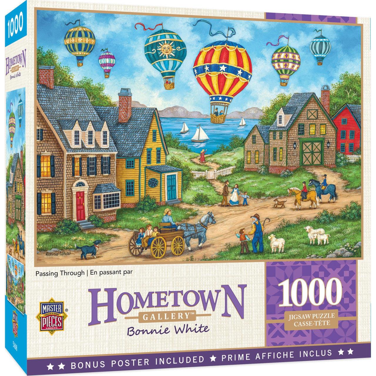MasterPieces-Hometown Gallery - Passing Through - 1000 Piece Puzzle-71733-Legacy Toys
