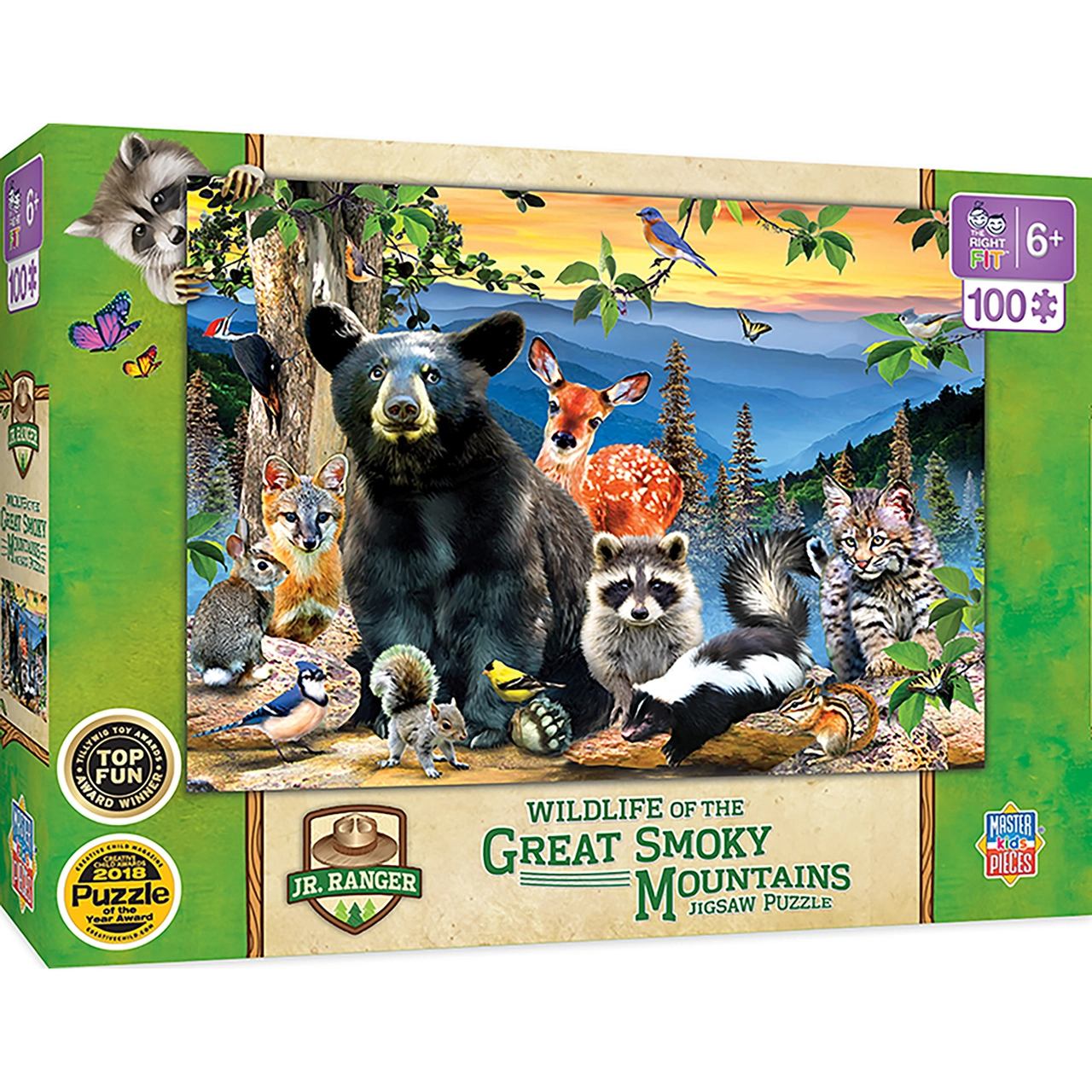 MasterPieces-Jr Ranger - Great Smoky Mountains National Park - 100 Piece Puzzle-11932-Legacy Toys