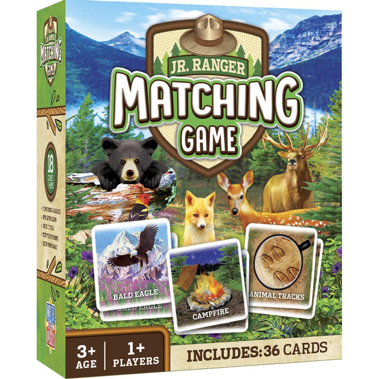 MasterPieces-Jr Ranger - National Parks Card Matching Game-42056-Legacy Toys