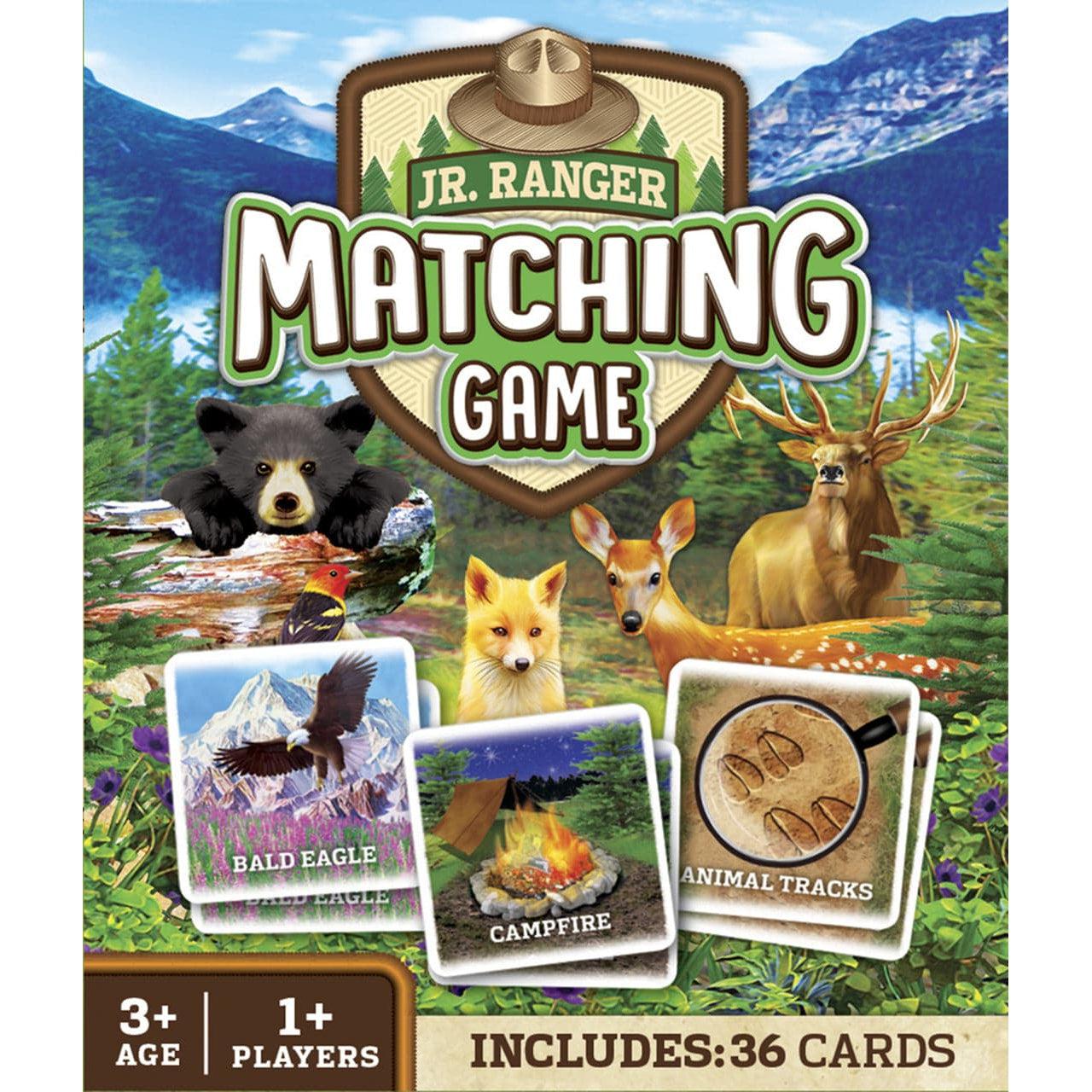 MasterPieces-Jr Ranger - National Parks Card Matching Game-42056-Legacy Toys