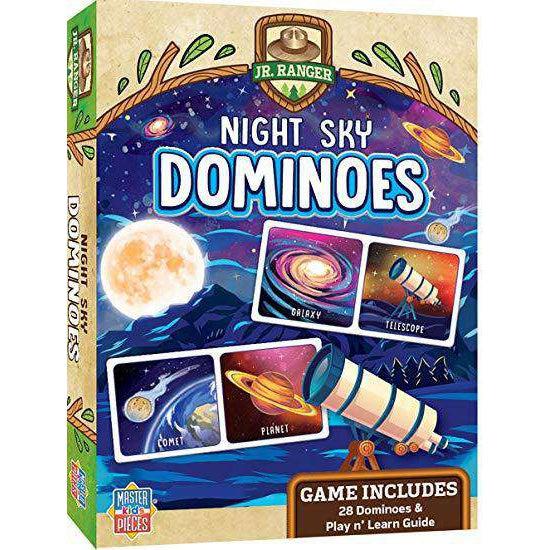 MasterPieces-Jr Ranger - Night Sky Dominoes-41977-Legacy Toys