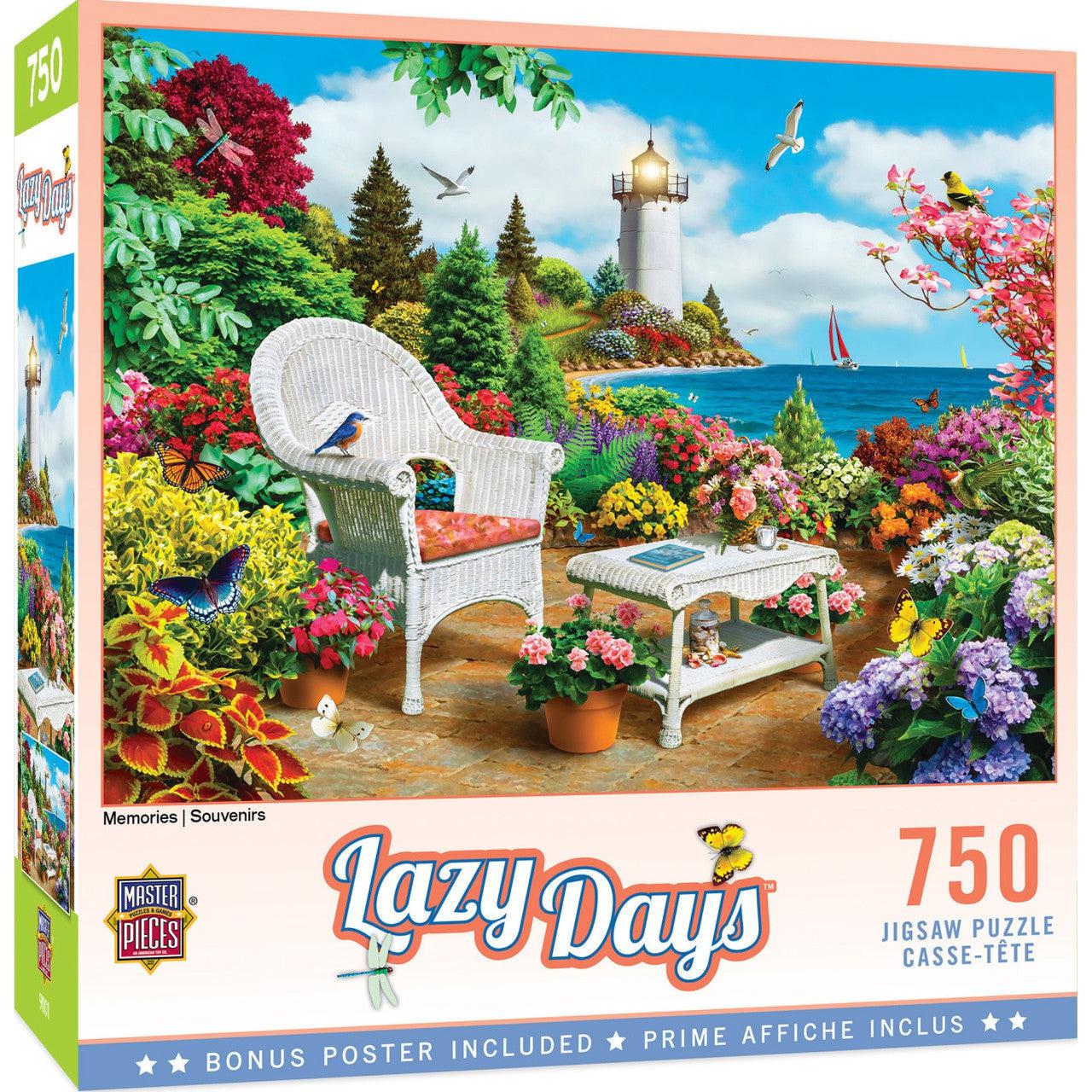MasterPieces-Lazy Days - Memories - 750 Piece Puzzle-31694-Legacy Toys