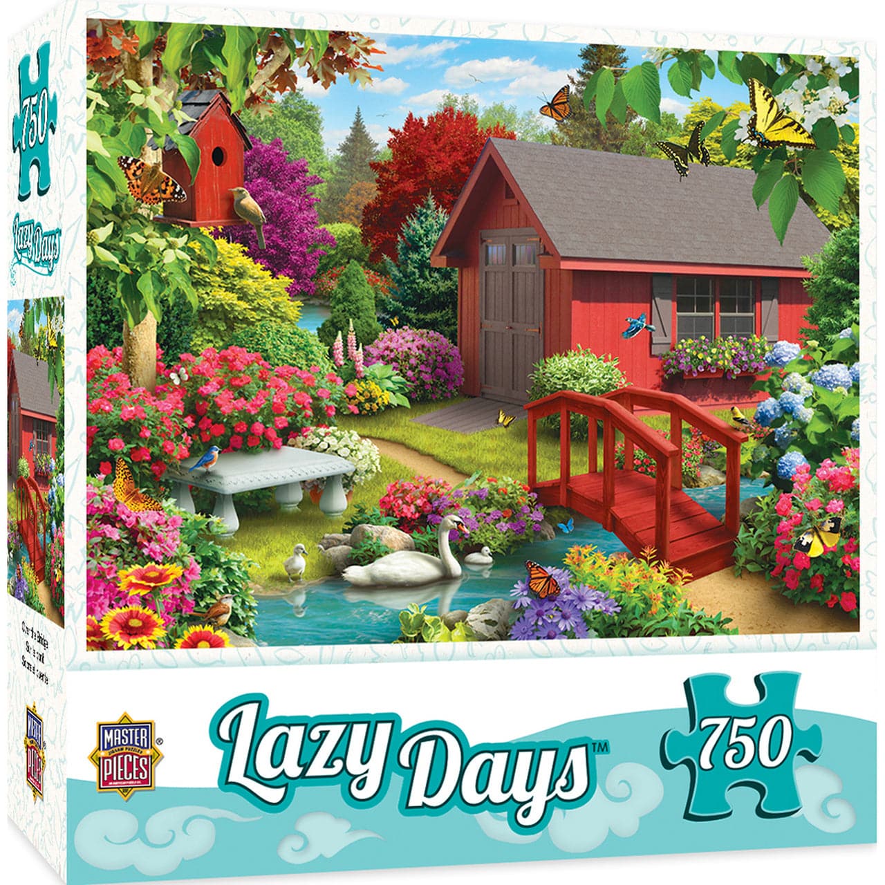 MasterPieces-Lazy Days - Over the Bridge - 750 Piece Puzzle-31693-Legacy Toys