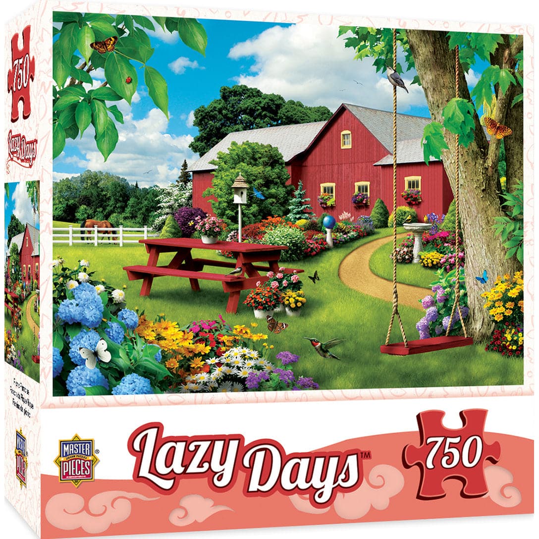 MasterPieces-Lazy Days - Picnic Paradise - 750 Piece Puzzle-61404-Legacy Toys