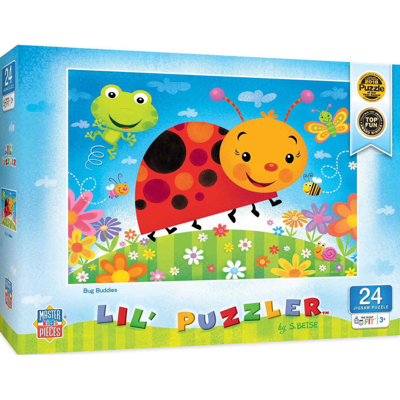 MasterPieces-Lil Puzzler - Bug Buddies - 24pc Puzzle-11825-Legacy Toys