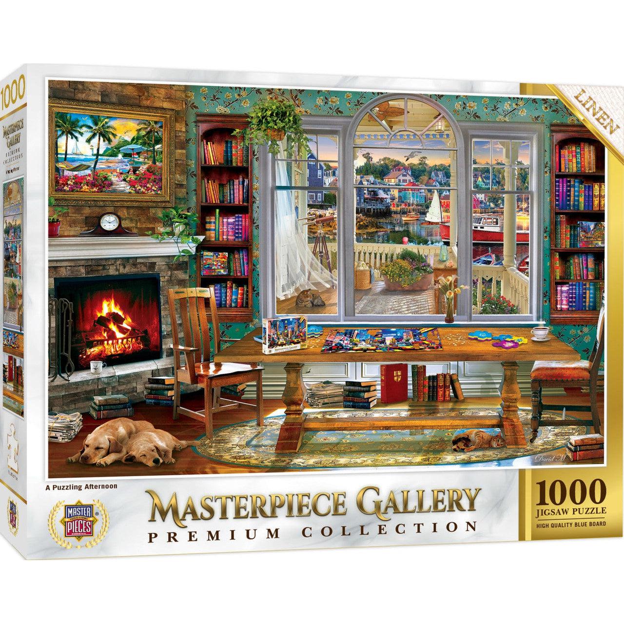 MasterPieces-MasterPiece Gallery - A Puzzling Afternoon - 1000 Piece Puzzle-82130-Legacy Toys
