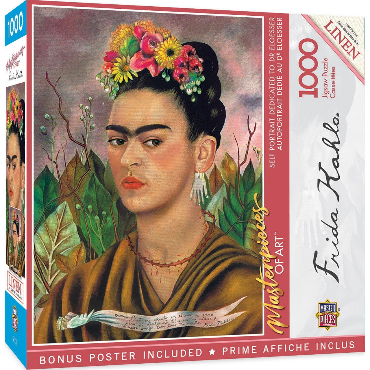 MasterPieces-Masterpieces of Art - Frida Kahlo - 1000 Piece Puzzle-72322-Legacy Toys