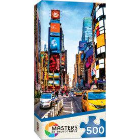MasterPieces-Masters of Photography - Assortment - 500 Piece Puzzle-82213-Times Square-Legacy Toys