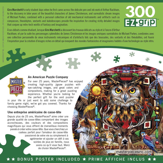 MasterPieces-Medley - Animal Totems - 300 Piece EzGrip Puzzle-32035-Legacy Toys