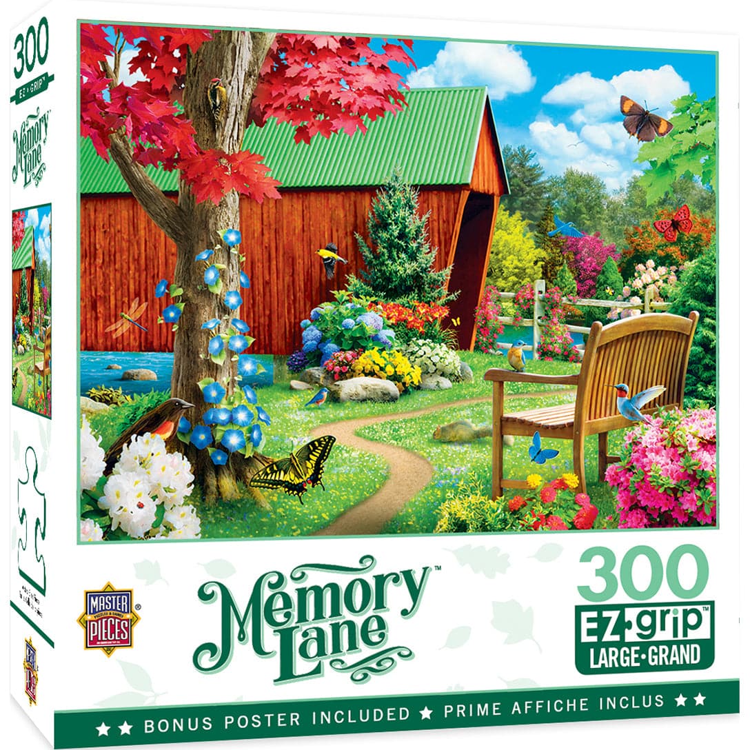 MasterPieces-Memory Lane - Bridge of Hope - 300 Piece EzGrip Puzzle-31805-Legacy Toys
