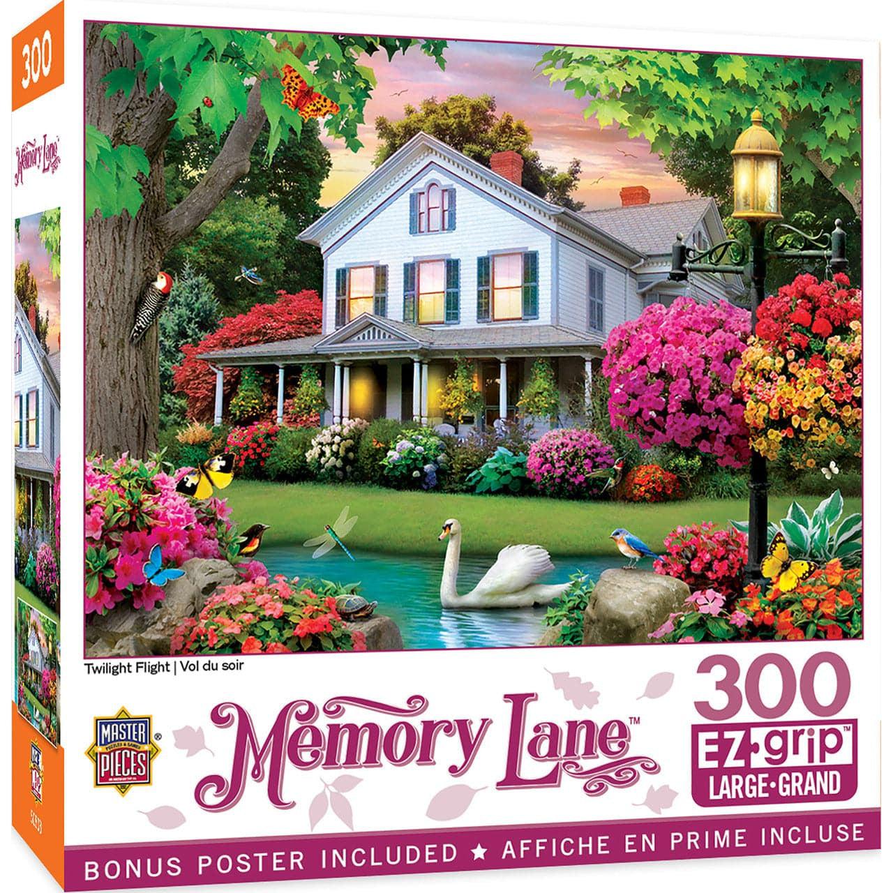 MasterPieces-Memory Lane - Twilight Flight - 300 Piece EzGrip Puzzle-32235-Legacy Toys
