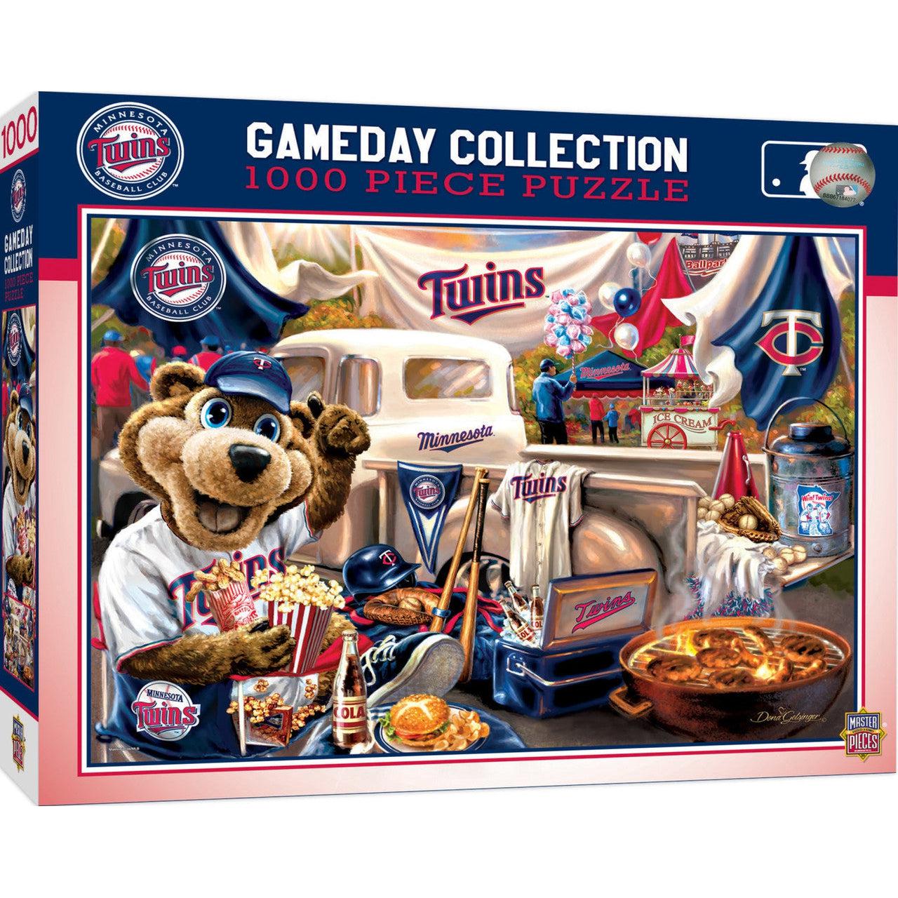 MasterPieces-Minnesota Twins Gameday - 1000 Piece Puzzle-MIT1060-Legacy Toys
